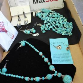 MaxSold Auction: This auction features turquoise and kokopelli, jewelry, dry suit, cash register, high chair, vintage toys, video discs, coke and vintage table, figurines, plant stands, VHS movies, magazines, books, electronic games, and much more!